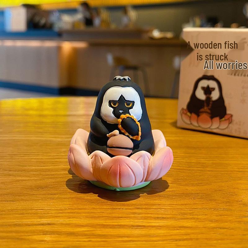 Zen Lotus Series: Cartoon Creative Desk and Car Ornament