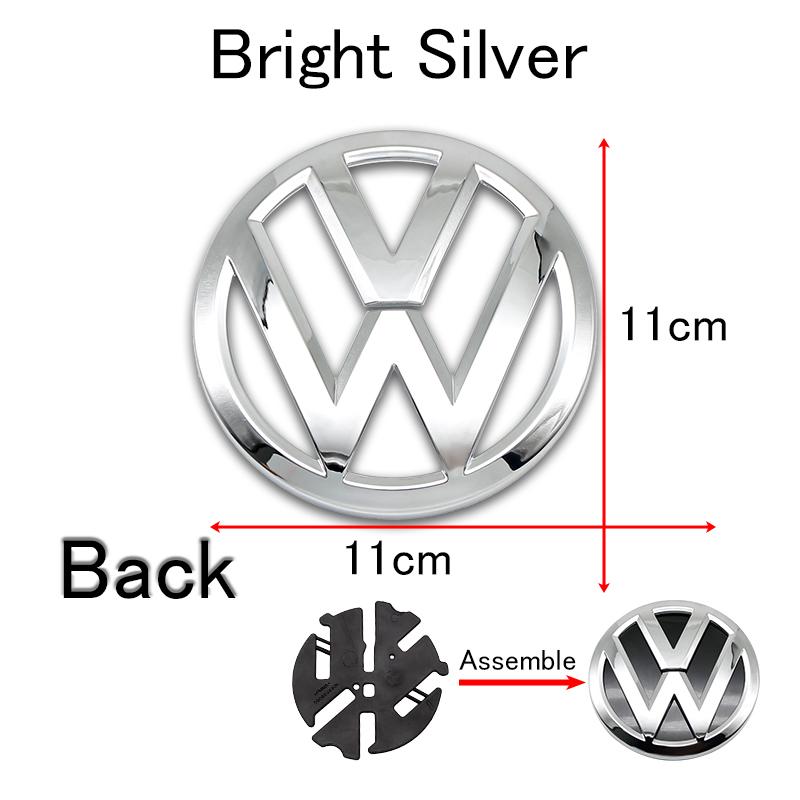 

2026 Hot For Volkswagen VW For VW Polo 2011 2012 2013 120mm 110mm Car Logo Emblem Hood Front Rear Tail Mark Rear Badge Replaceme