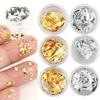 12 Pezzi Decalcomania per Unghie Comodo Foglio di Alluminio Cura delle Unghie Bellissima Copertura per Unghie per Pedicure