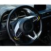 For Mazda CX-8 CX8 2016 2017 2018    Car Sticker Ornament Inner Steering Wheel Interior Kit Trim Frame Cover Parts