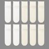 10 Pairs Thin Ice Silk Women's Long Tube Socks Summer Cool Mid Calf Socks Black and White Ice Ice Socks Pile Pile Ladies' Socks