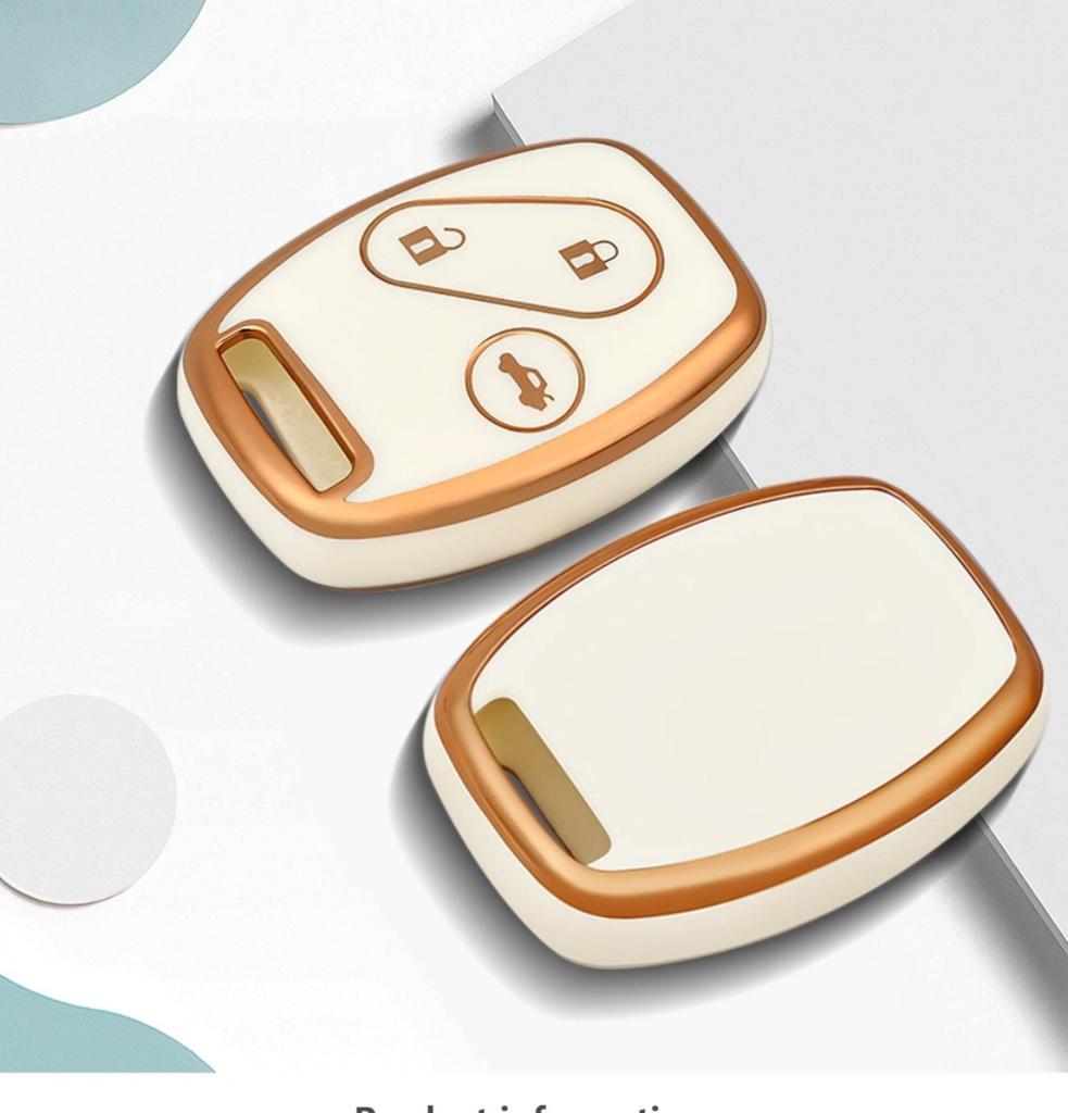 2/3 Buttons Soft TPU Car Key Case Cover for Honda Fit CIVIC JAZZ Pilot Accord CR-V Freed Freed Pilot StepWGN Insight Key Shell