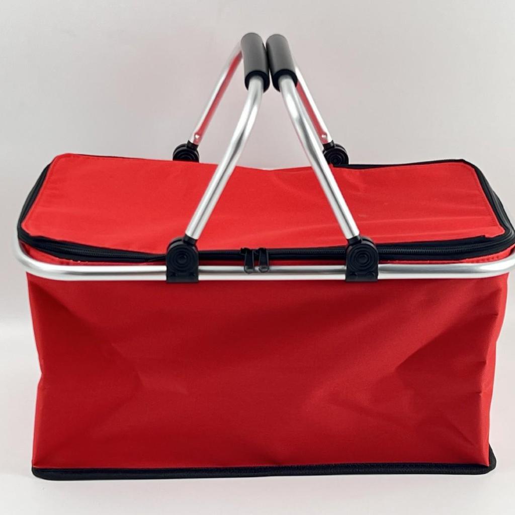 Foldable Outdoor Camping Cooler Bag - Insulated, Large Capacity, Multifunctional for Picnic or Takeout