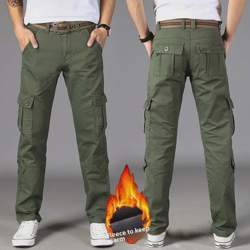 Herren Trendiger Plüsch Overall Lässige Lockere Gerade Hose - Warme und Modische Oberbekleidung