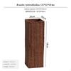 MultiFunction RattanLook Storage Rack, Umbrella Stand, Floor Organizer, PE Woven,