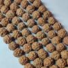 Korálky Rudraksha, 6 mm Korálky velikosti 8 mm, 10 mm, originální přírodní korálky Rudraksha, volné korálky Rudraksh, korálky 14-15 palců.