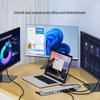 Cross-Border Twelve-in-One Type-C Dual HDTV Expansion Dock with Multi-Screen HD MST USB Hub