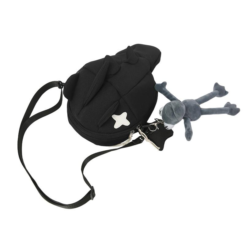 Shark messenger bag women's shoulder bag cute summer commuter mobile phone bag men's trendy cycling bag