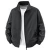 Men's Cross-Border Business Casual Windproof Stand-Up Collar Loose Jacket for Spring and Autumn