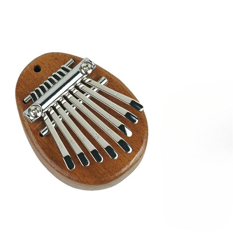 Mini Kalimba 8 Tangi Tumme Piano 1 Förpackning Vattendroppe Stil Sött Instrument Bärbar Utsökt Gåvoset för Barn