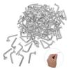 100 Pezzi Testa Tonda Bullone di Sicurezza per Scaffalature Metalliche Perni a Goccia Zincati in Ferro per Clip di Scaffalatura Accessori per Scaffalature Garage Riparazione Auto
