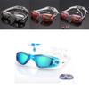 Premium Swimming Glasses Waterproof And Anti-fog Colorful Plating Small Mirror Racing Set For Crystal Clear Vision