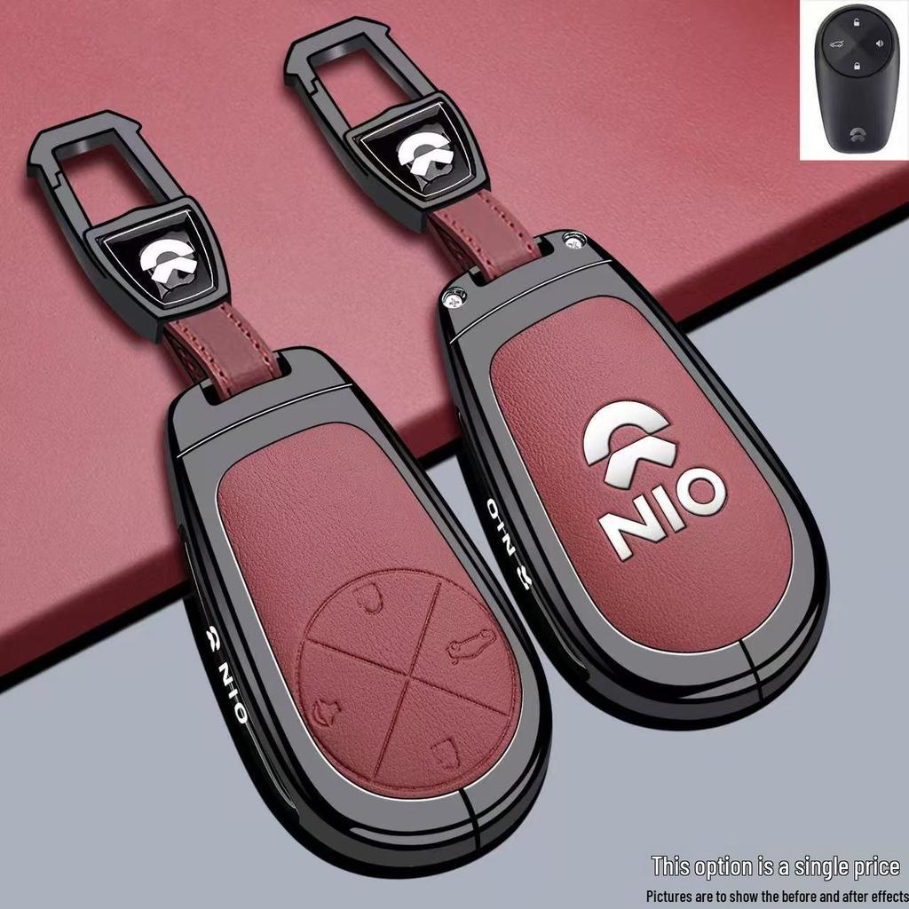 Capa de Chave Compatível para Nio ES8, Novo ET5, ET7, ET9, EC6, ES6, EC7, ES7 - Concha de Fivela de Bolsa de Carro.
