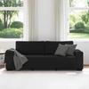 VidaXL 3-seater Sofa Black 180 Cm Fabric, Sofa, Three-seater Sofa, 3-seater Fabric Sofa, Divan, Fabric Sofa 4105178
