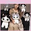 Adorable Doudou Cat Plush Pillow Doll Soft Pp Cotton Stuffed Toy For Kids