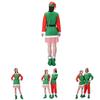 Christmas Elf Adult Cosplay Costume Couple Outfits