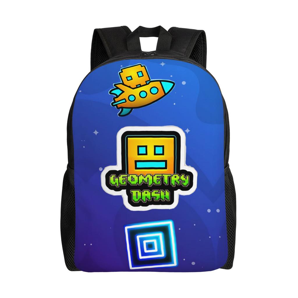 Zaino Geometries Dash per Uomo Donna Moda Scuola Superiore Giorno Lavoro Borse in Tela per Computer Portatile Durevole