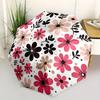 1pc Floral Pattern Automatic Folding Umbrella - Portable Foldable Design with 8 Ribs, Durable Plastic & Iron Frame Y250725076