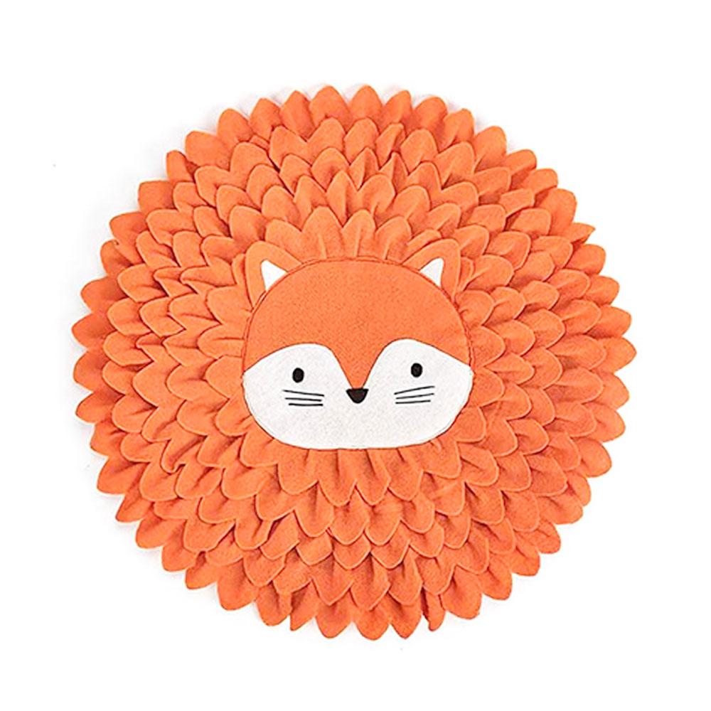 Large Avocado-Shaped Snuffle Mat Interactive Dog Puzzle Toy for Pet Entertainment (Orange,56*56cm) оранжевый