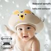 Wasserdichte Baby-Shampoo-Kappe mit Ohrenschutz - Cartoon-Badehut für Kinder