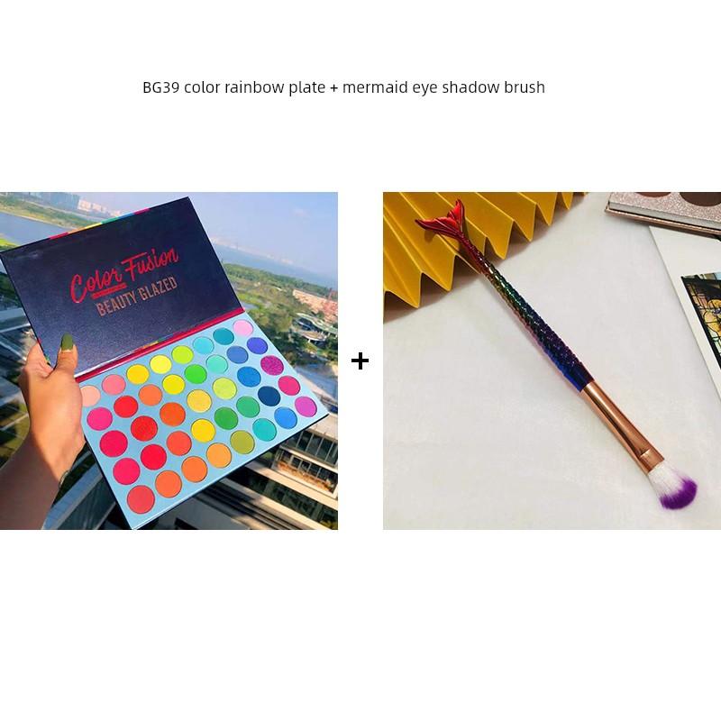 INS Super Populær Skønhed Glaseret Regnbue Enhjørning 39 Farver Øjenskygge Super Stor Cos Play Make-up Show Make-up Palette