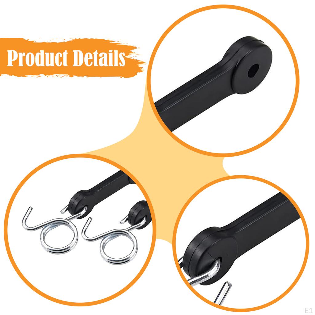 Mower Latch Assembly Set Hardware Components Replaces Repair Accessories with Hook Hood Straps