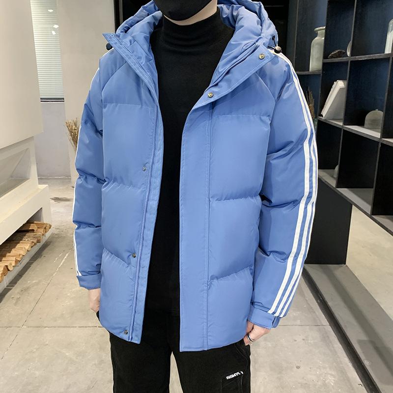Down Padded Jacket Men's Winter New Casual Padded Jacket Loose Jacket Plus Size Youth Versatile Men's Top Cotton Jacket