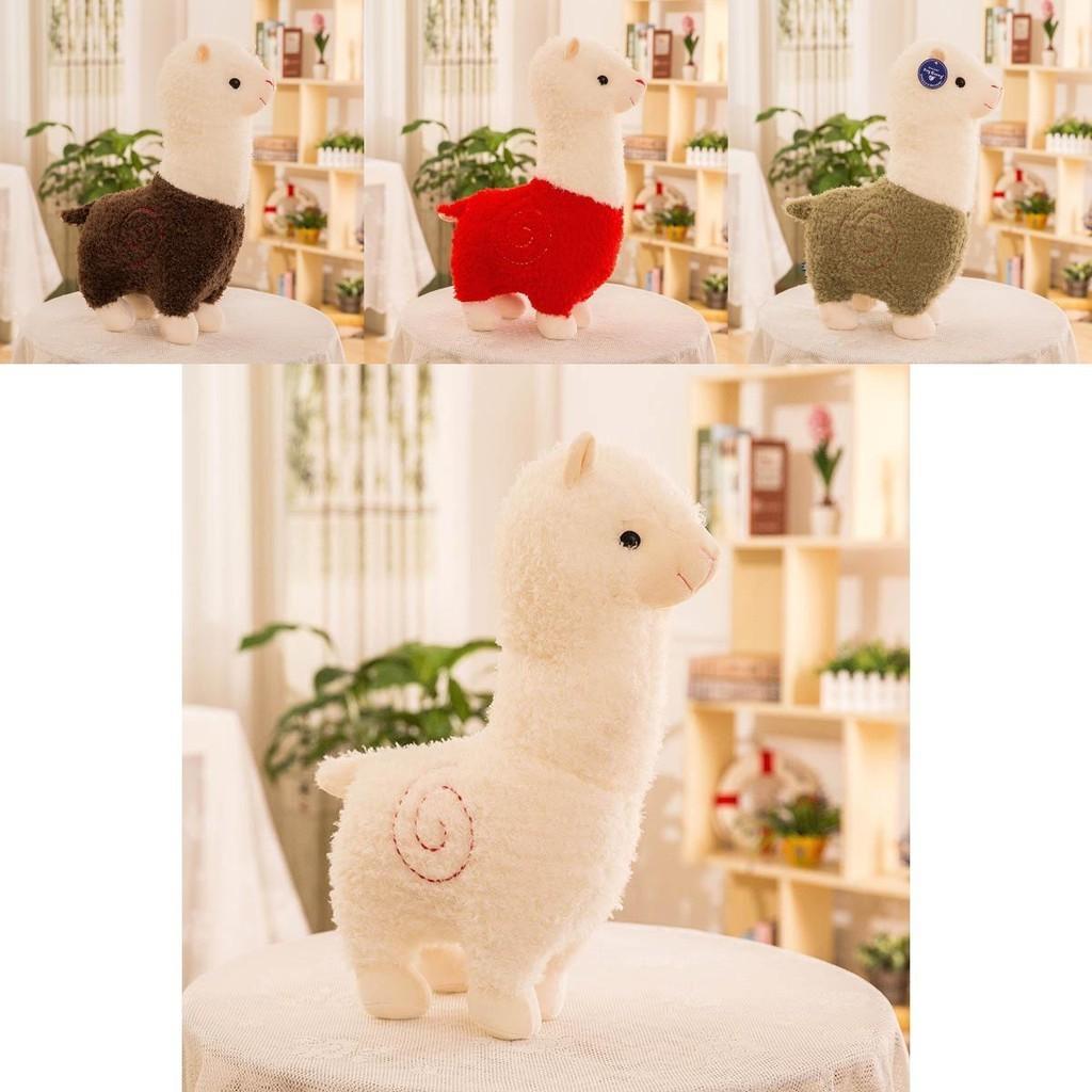 Adorabile Peluche Alpaca Giocattolo con Design di Pecorella Carina in Vari Colori