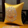 35x50cm/45x45cm Jacquard Plant Bamboo Cushion Cover Chinese Light Luxury Tassels Pillow Covers Decorative Green Black Home Decor