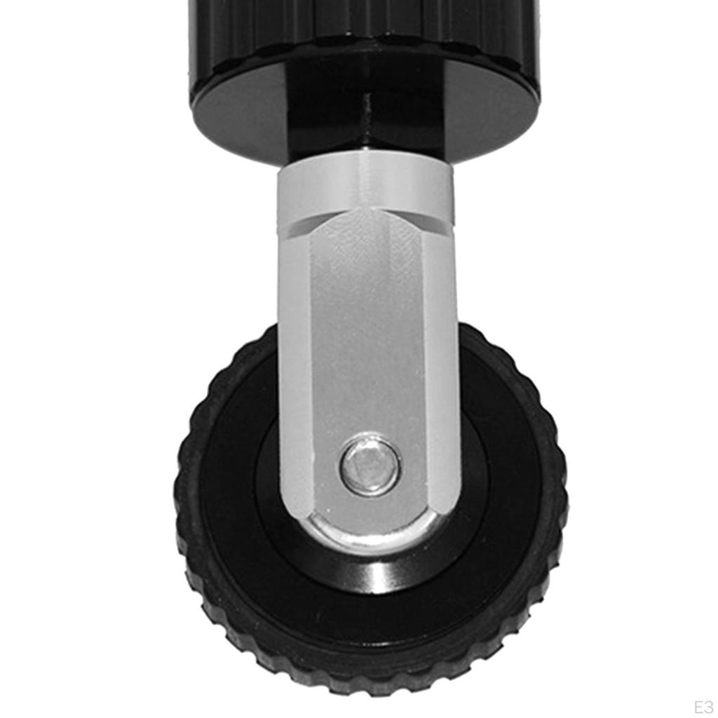 Bike Portable Wheel 3.5cm Diameter Aluminium Alloy Wheels Training for Mountain