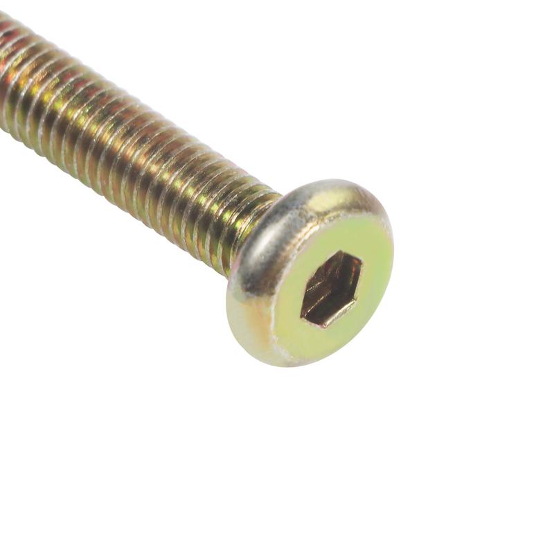 Socket Head Screws,24 Set M6 Bolts And Nuts Kit, M6 X 40mm/ 50mm/ 60mm/ 70mm/ 80mm ,Crib Screws Hardware Replacement Kit