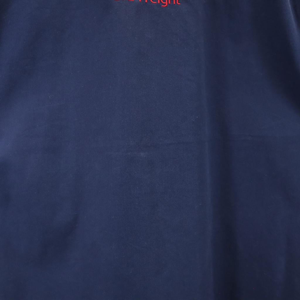DOC&AMELIA Five-quarter Sleeve Button Down Work Shirt XL Navy Corporate Men's Used