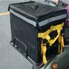Food Delivery Box Rack Rear Grille Loading Seamless Steel Tube Freight Rack Universal For Motorcycle Electric Bicycle
