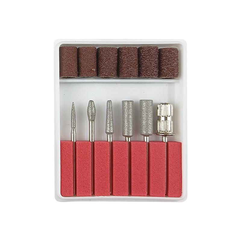 Electric Nail File & Polisher with Base Display - Pen-Style Manicure Grinding & Exfoliating Machine