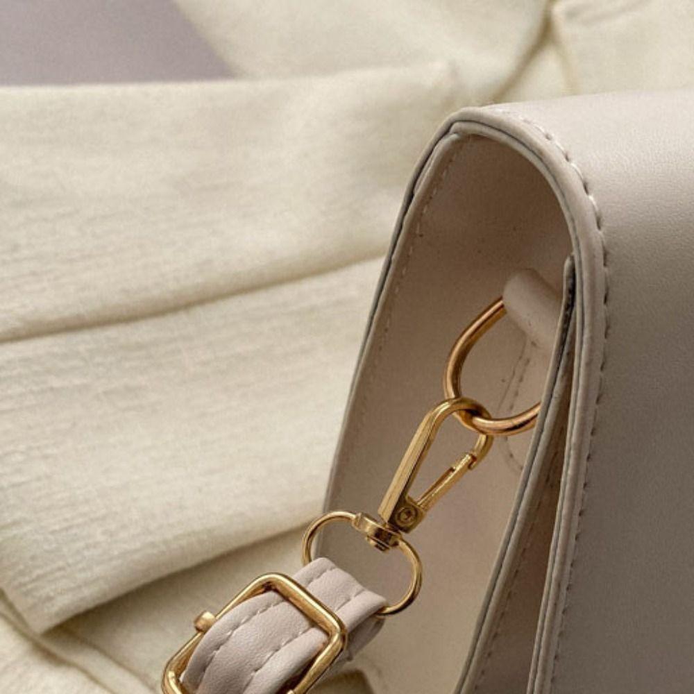 Simple Crossbody Tote Bag PU Leather Mini Phone Bag Ins Small Shoulder Bag  Women