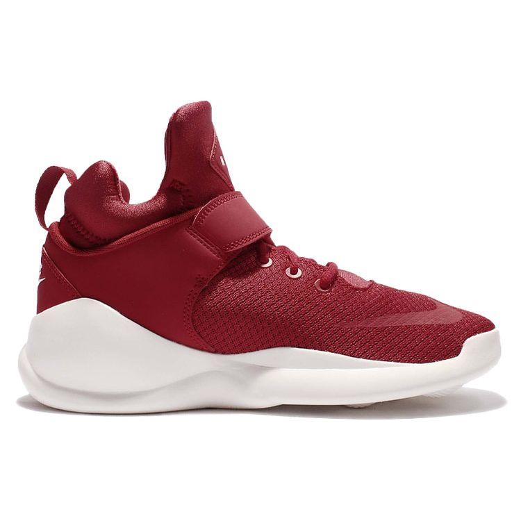 Nike Kwazi Fabric Back To The Future Short Version Shock Absorption Slip Resistant Wear Resistant Breathable Mid Top Retro Basketball Shoes 844839-601