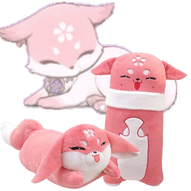 Genshin Impact Yae Miko Fox Plush Toy Pillow Stuffed Animal Doll Kids Gifts