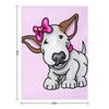 Bow Bullterrier Throw Blanket funny gift Luxury Thicken for babies heavy to sleep Blankets