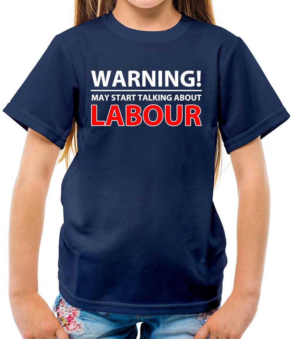 Warning Talk Job - T-Shirt - Keir PM Starmer Prime Minister Love 160
