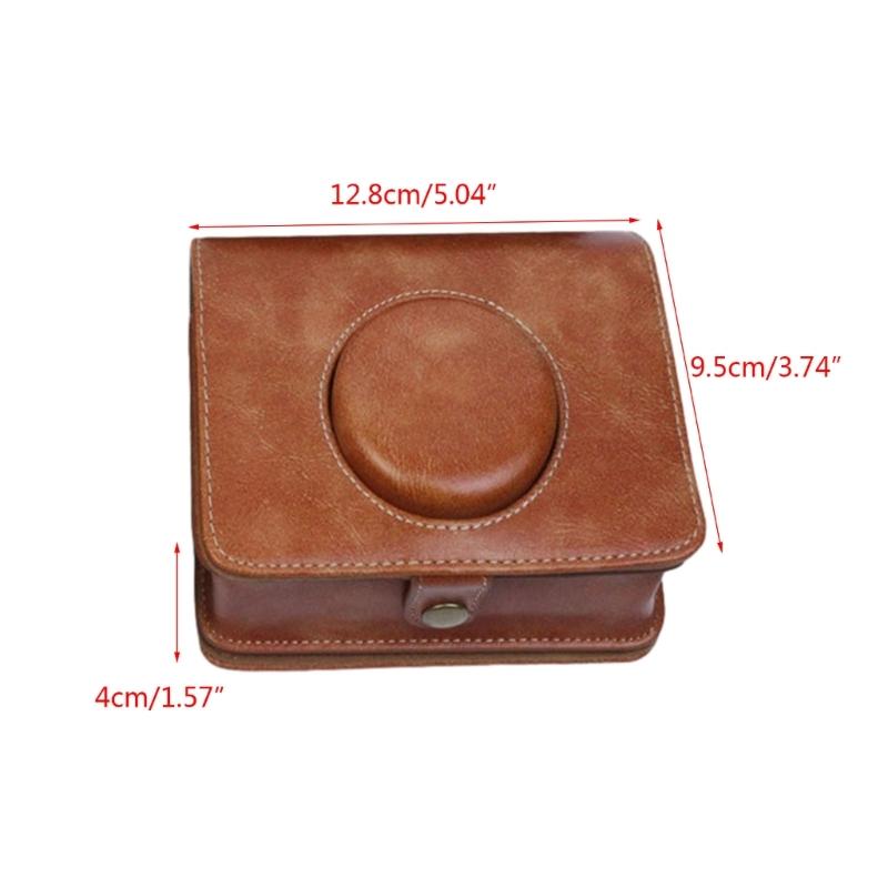 Camera Protective Case Travelling Bag PU Leather Soft Shoulder Bag for Mini EVO Film Camera Bag