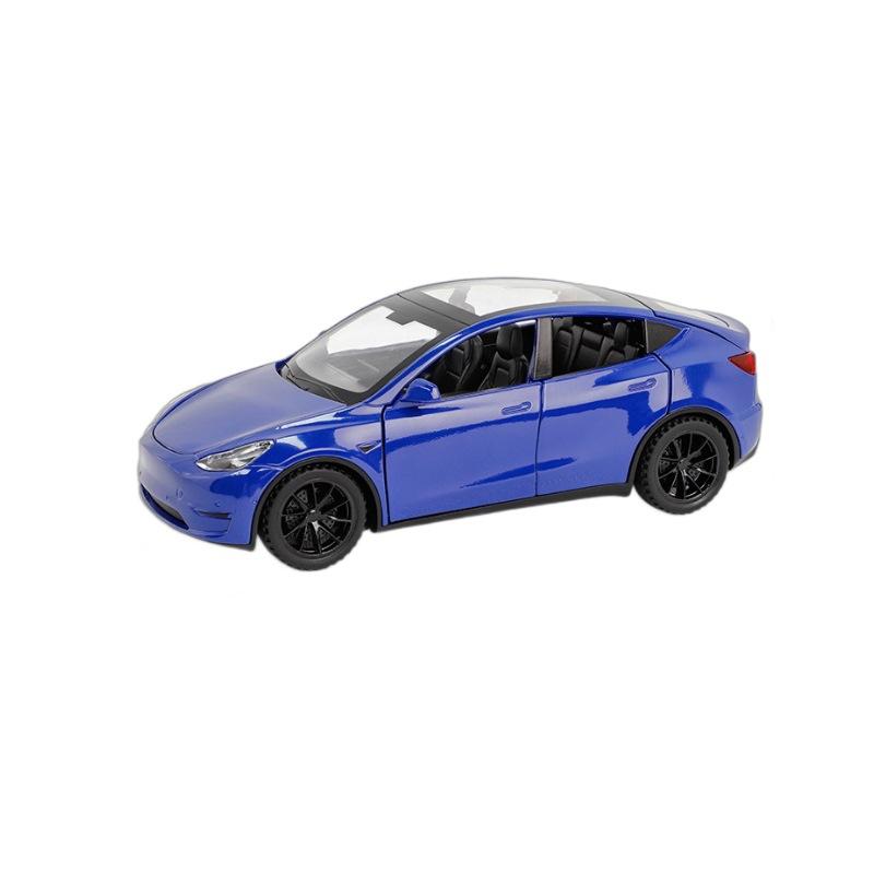 1:32 Model Y Simulierte Legierung Akusto-Optisch Pull-Back Mehrere Türen Spielzeugauto Modell