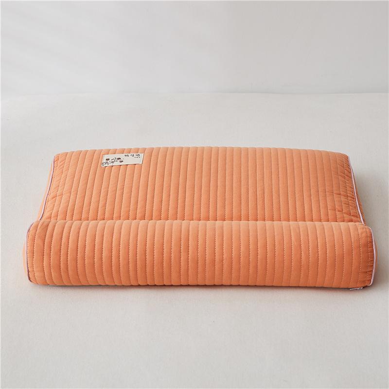 

Новая подушка для шеи с обратным натяжением, обработанная камнем, из кожи гречихи 50x32cm оранжевый