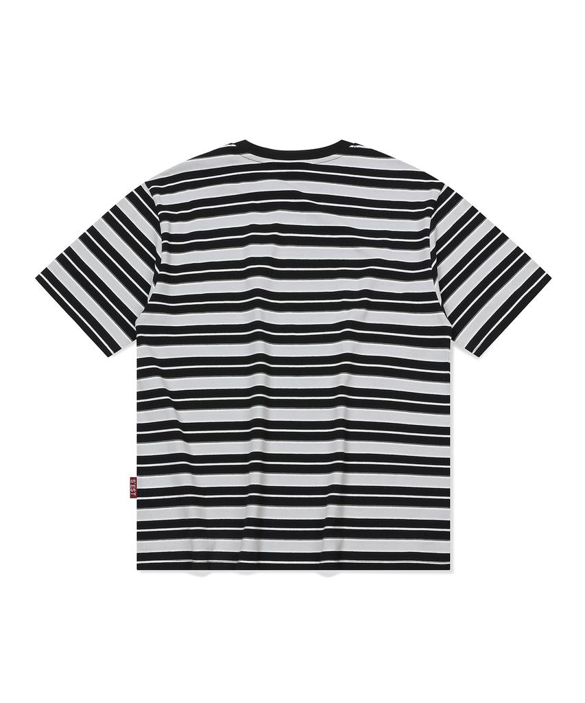 S'EST Multi Stripe T-Shirts Black