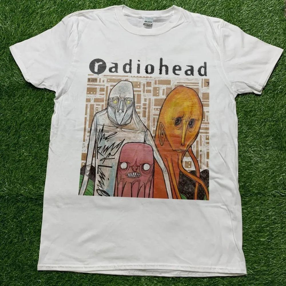 Unisex Short Sleeve Crew Neck Cotton T Shirt Radiohead King Of Limbs Band XXL