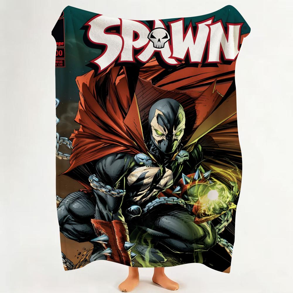

Comic S Spawn Throw Flannel Throw Blanket Suitable for Sofa Living Room Bedroom 75cmx90cm