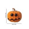 Positive Crochet Pumpkin Crochet Doll With Positive Card Collectible Decor For Room Desk Car Home Housewarming Birthday Gift