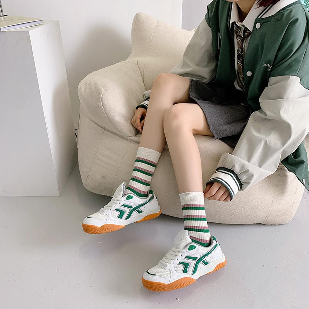 5 Pairs of Women's Lucky Clover Golji Mid-Calf Socks