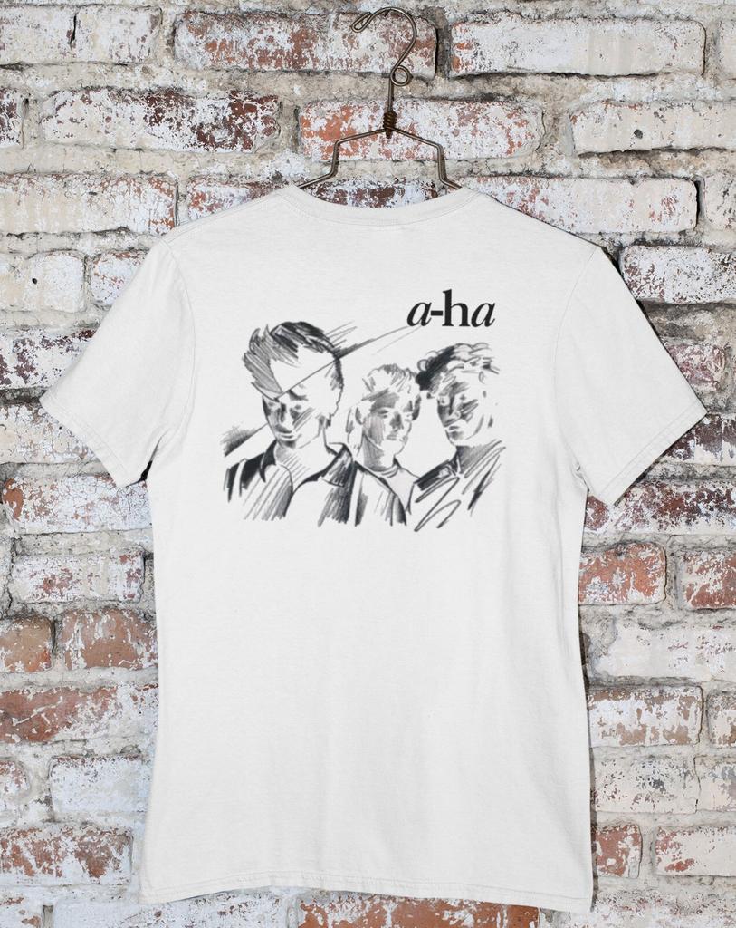 A-HA Retro Vibes Graphic Tee Iconic 80s Synthpop Band T-Shirt Retro T-shirt