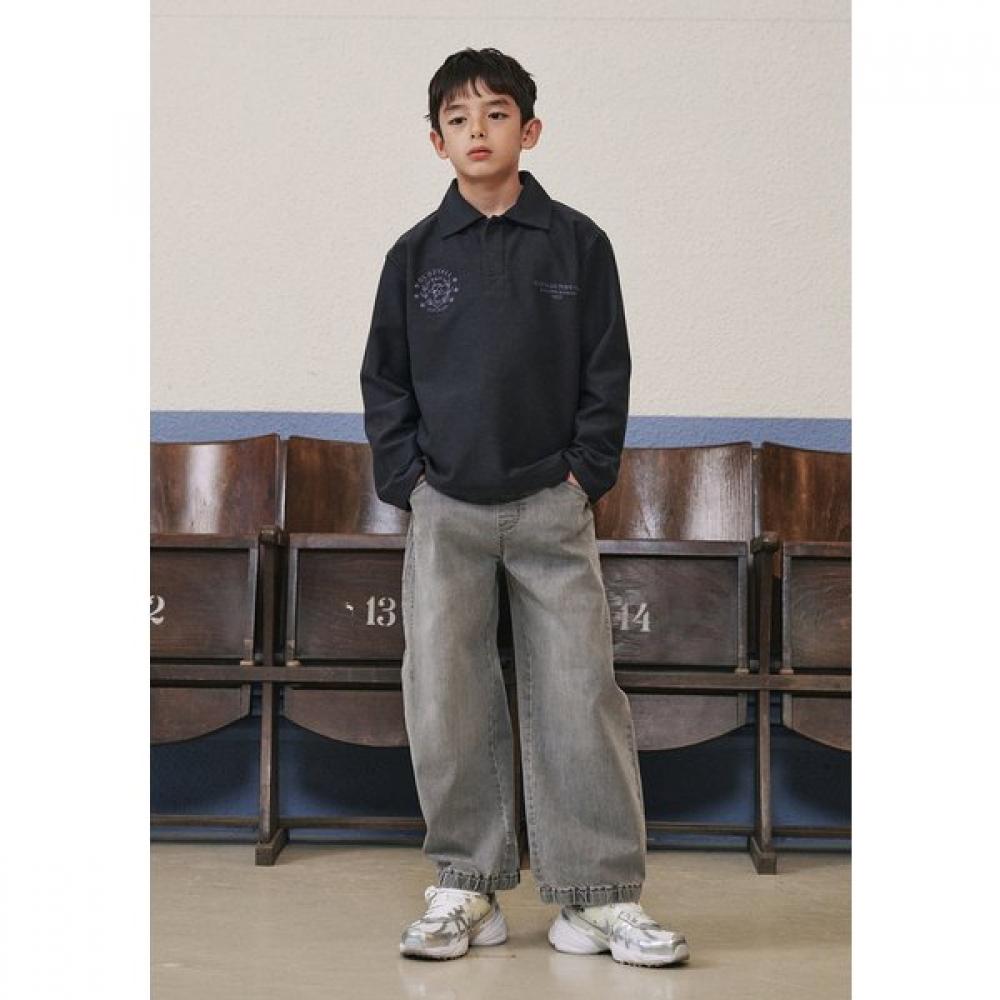 BlueTail Charcoal Gray Collar T shirT aaa1Ts06cg CharcoalGray/175