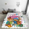 P-POCOYO Elly Pato Fred Loula Sleepy Bird Fleece Blankets Cartoon Funny Throw Blankets for Bed Sofa Couch Quilt Lightweight